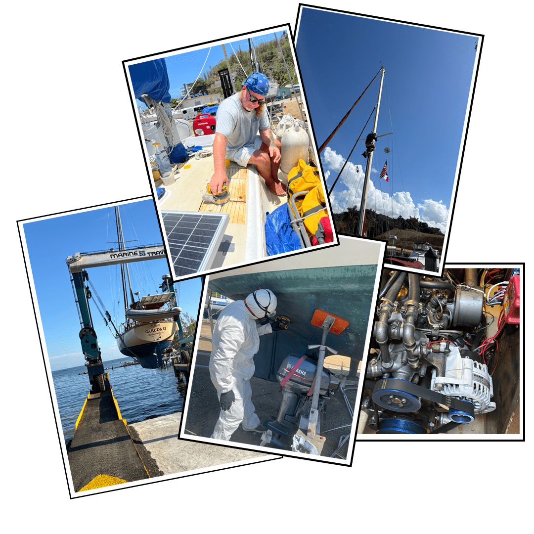 Boat Work Collage 1
